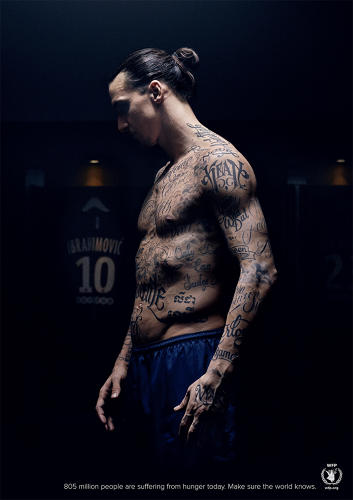 Zlatan Ibrahimovic Tattoos Names Of 50 Hungry People On ...